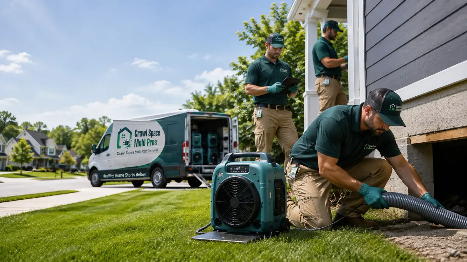 Crawl Space Mold Removal in Syracuse, KS